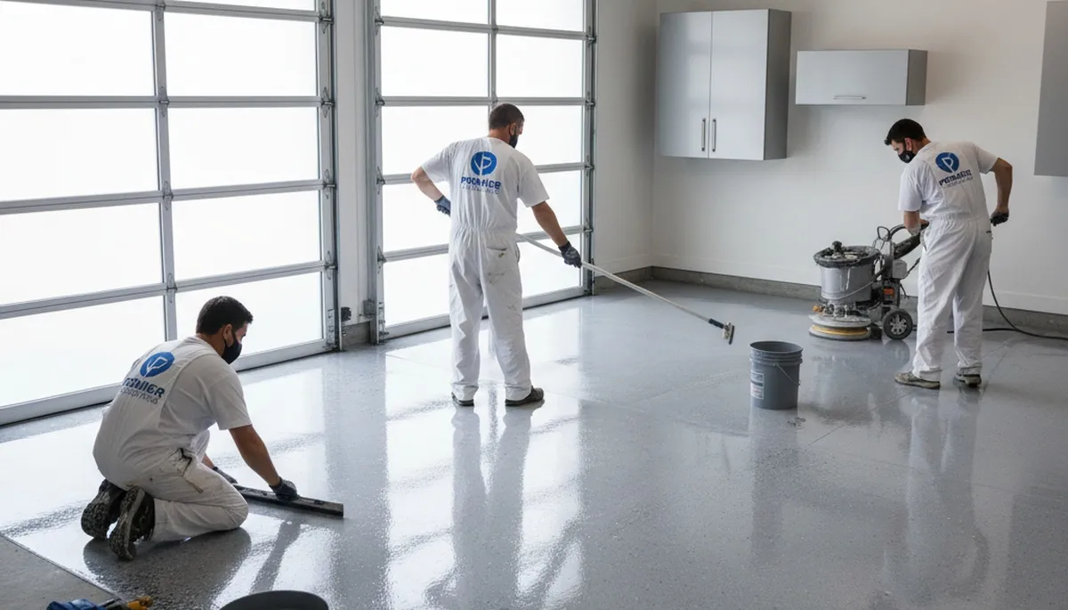 Epoxy garage floor coating by professional painters in Santa Rosa CA for durable home protection