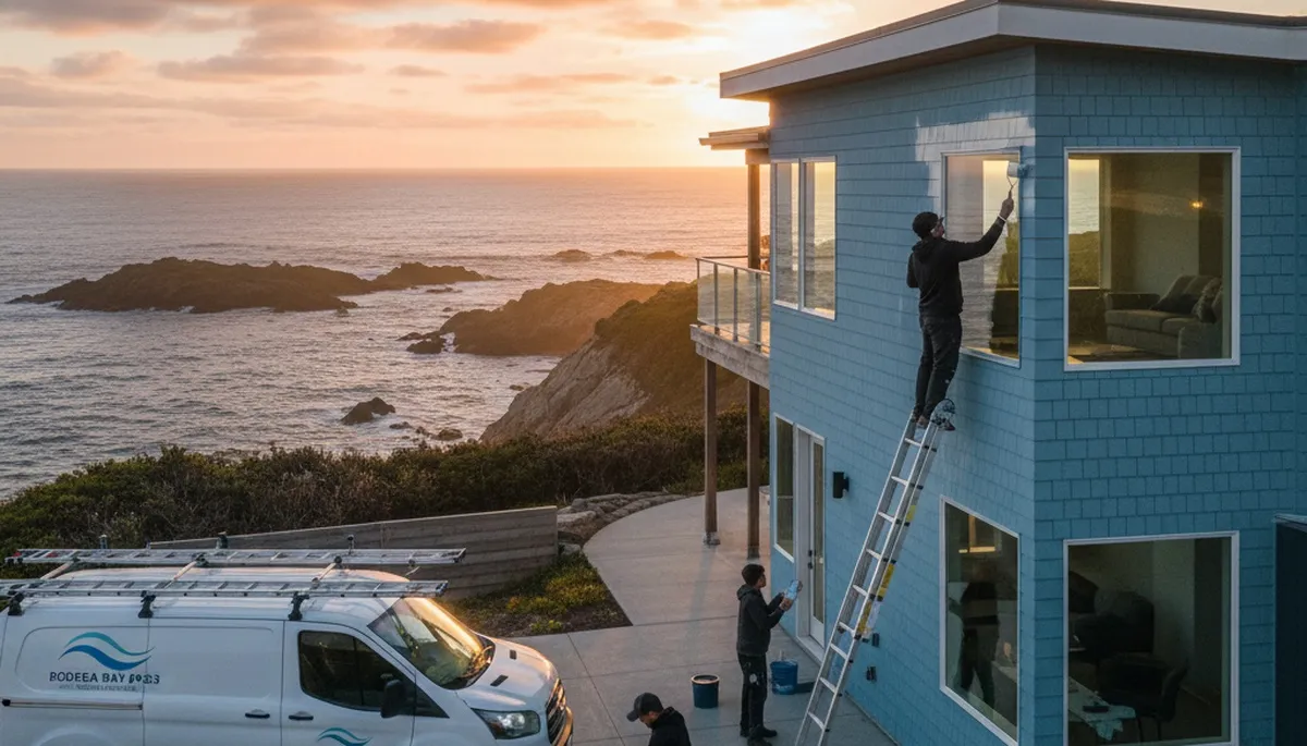 House painting service in Santa Rosa, CA for residential exterior and interior painting projects