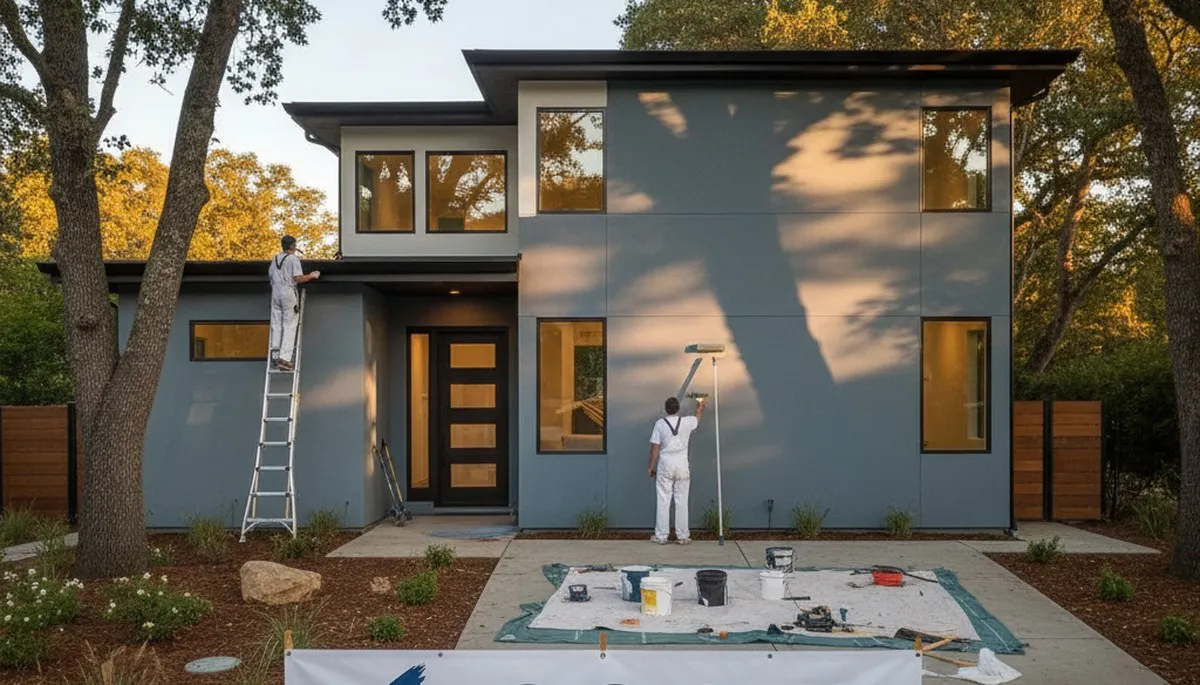 Professional house painters in Santa Rosa CA providing exterior home painting services