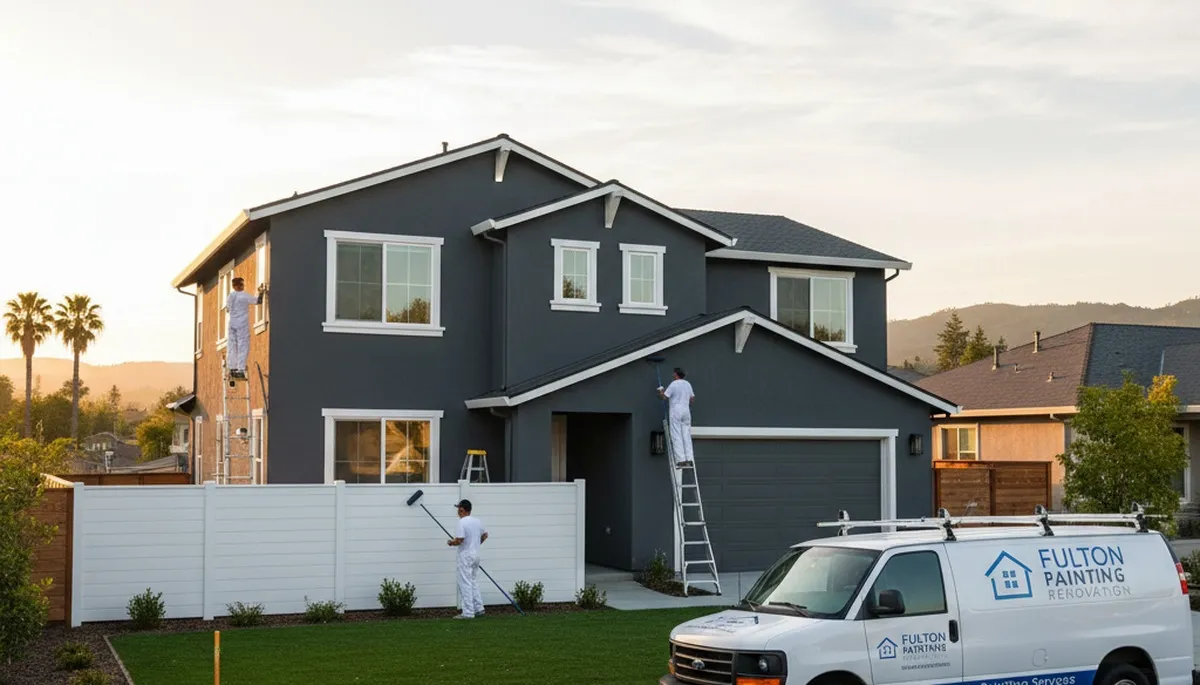 House painting service in Santa Rosa, CA for homes with professional exterior and interior painting results