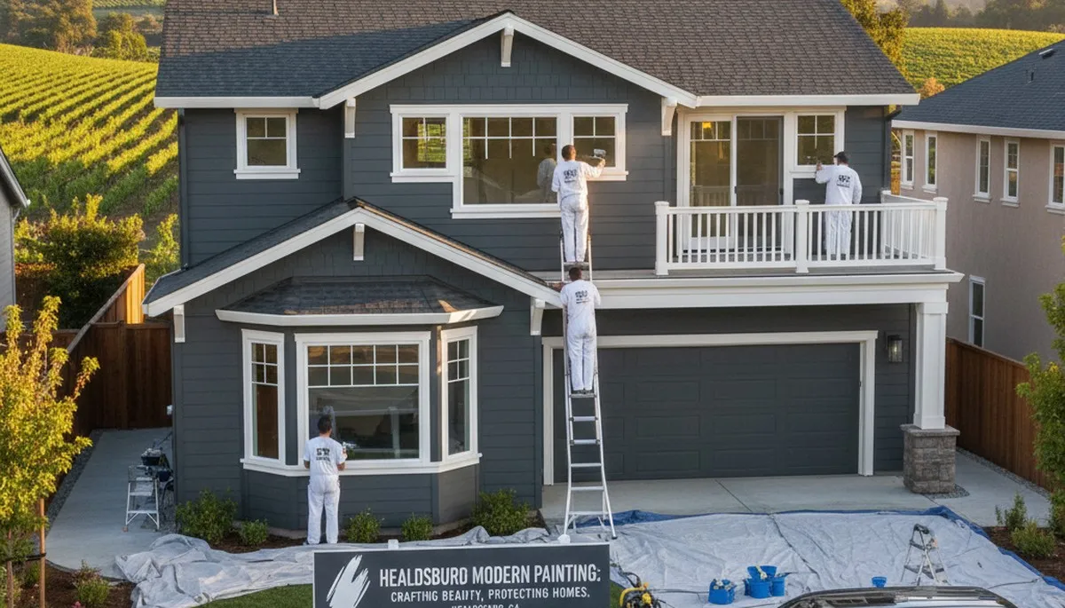 House painting service in Santa Rosa, CA for residential exterior and interior painting projects
