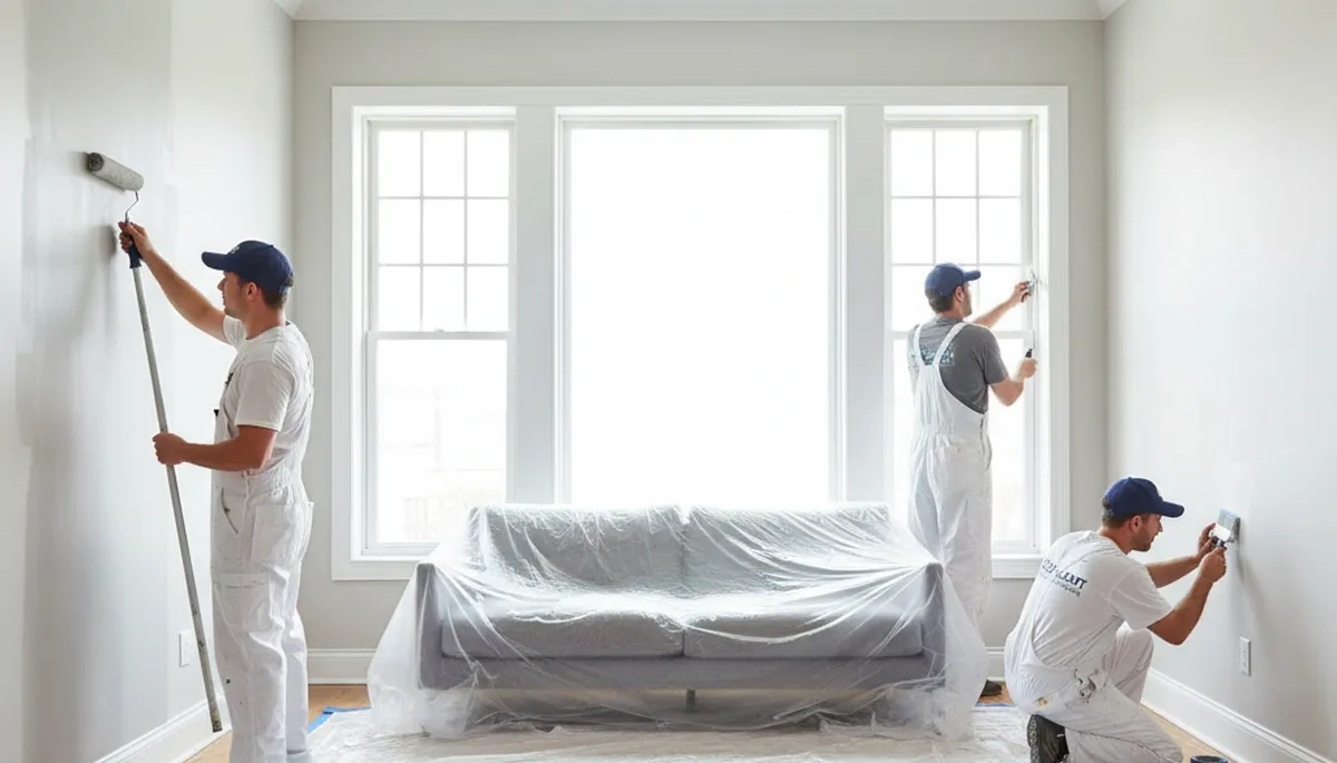 Professional interior house painting in Santa Rosa, CA with expert painters and smooth wall finishes